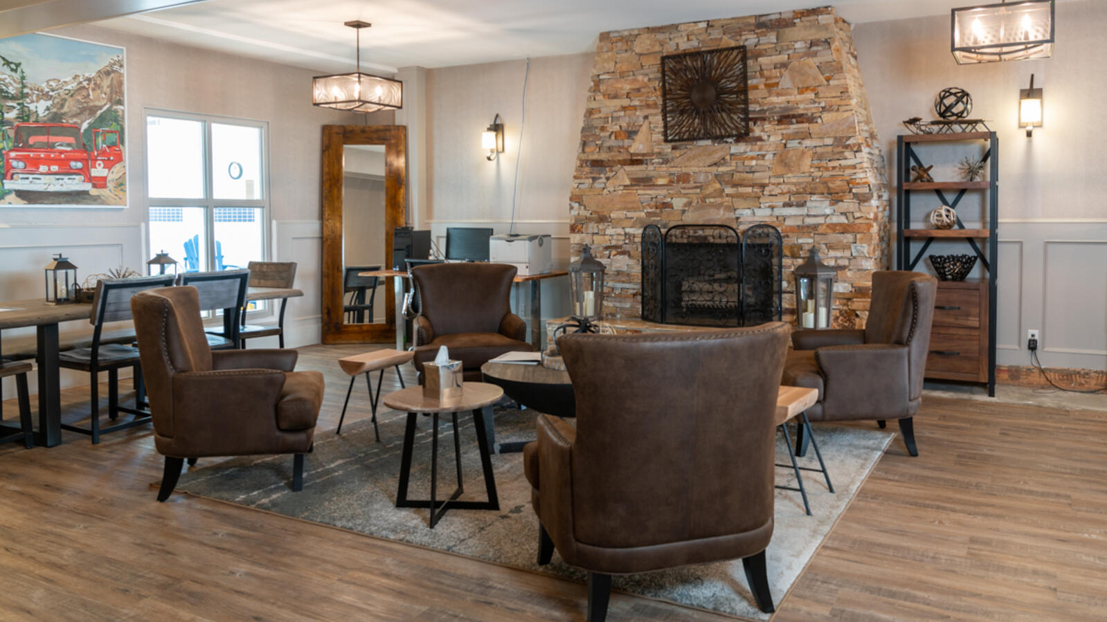 Interior Lobby Prestige Inn Golden